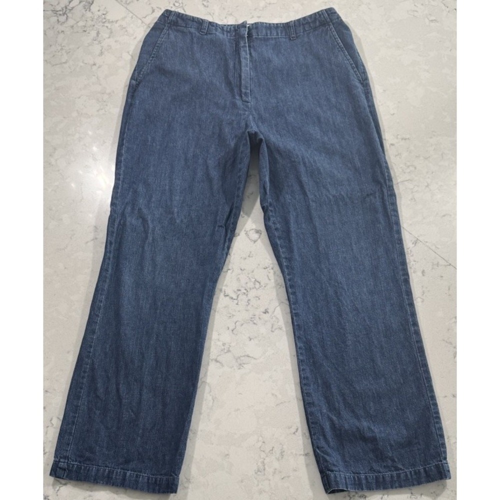 VTG 90s Josephine Chaus Petite Trouser‎ Jeans Womens 10 Blue Medium Wash Denim